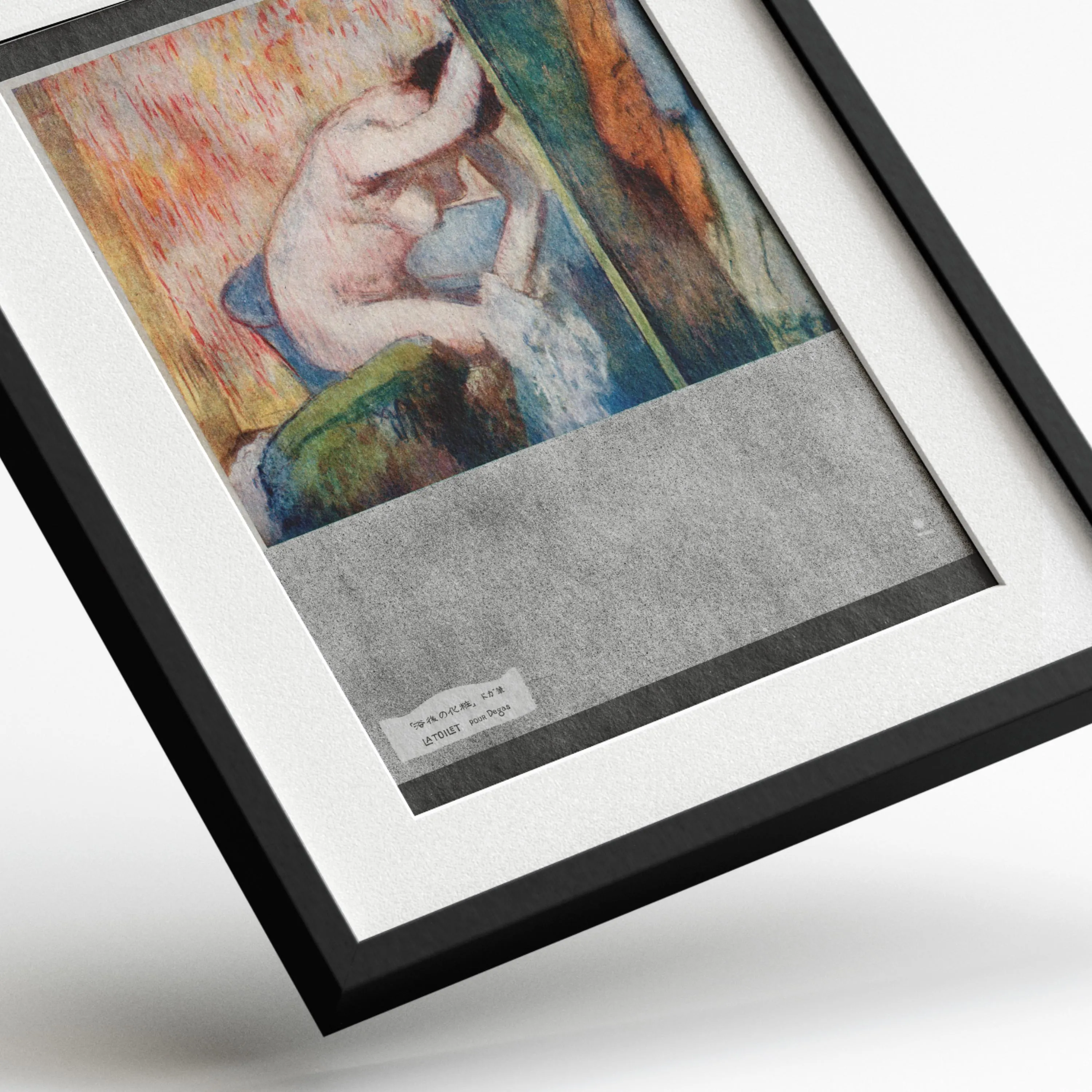 La Toilette by Edgar Degas — framed preview