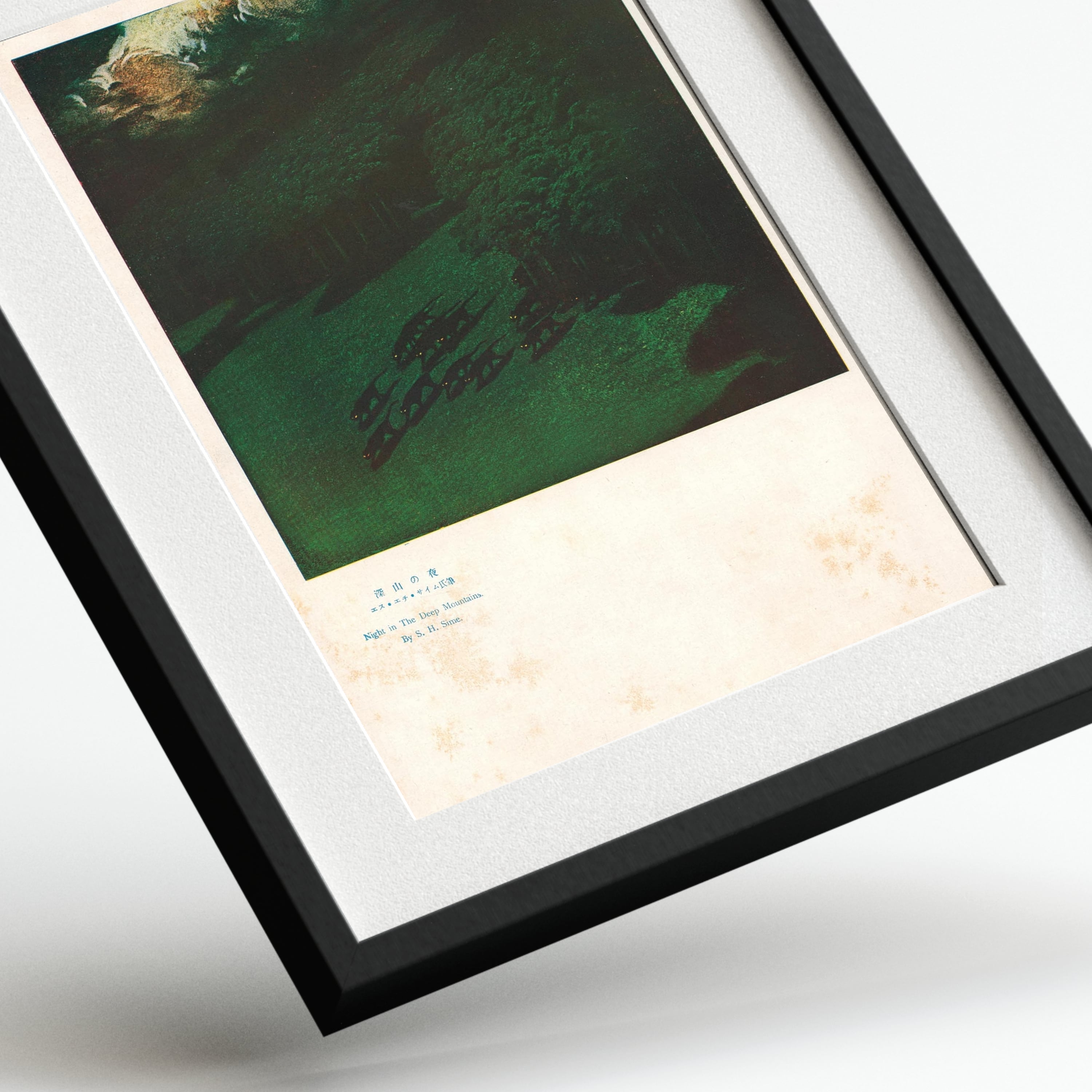 Night in The Deep Mountains by Sidney Sime — framed preview