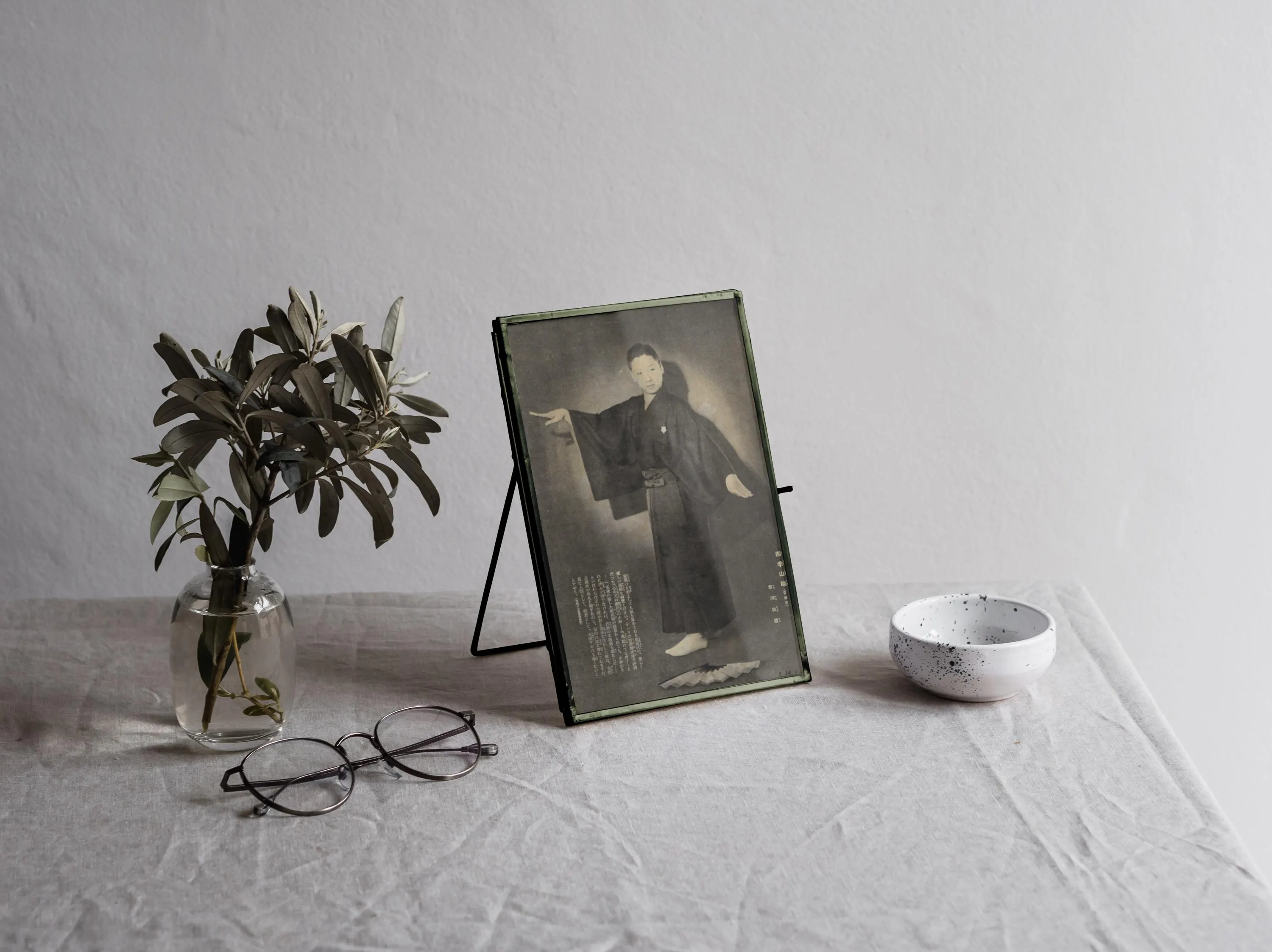 Vintage Artistic Photograph of a 1920s Kabuki Dancer — framed preview